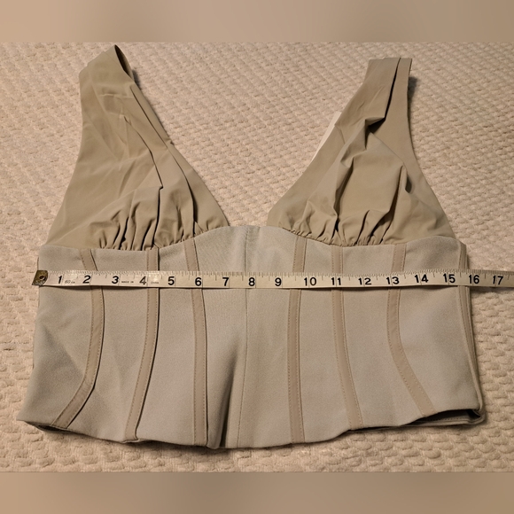 Paris Georgia Maeve Bodice Top Stone With Fawn Size L - Picture 10 of 12